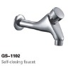 Chrome Finish Self closing faucet