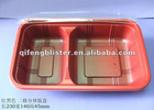 Disposable microwave plastic food tray, plastic lunch box wholesale