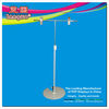 exhibition products pop display holder/poster stand with base