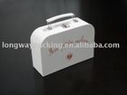 small gift paper boxes with leather handles