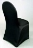 Black spandex chair covers for wedding