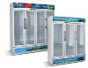 Vertical display cooler three/four door series