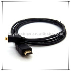 6 Ft Micro HDMI to HDMI 1.4 Adapter Cable for HTC EVO 4G XT800 Droid X Motorola