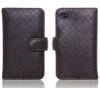 Faux Leather Mobile Phone Case Card Holder with Snap