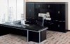 Black Modern Style Founder Solid Wood Office Table