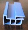 blue PVC profile for glass door frame