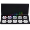 10 piece eyeshadow empty cosmetic palette 26mm