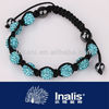 2012 Hot sale Christmas gifts shamballa crystal ball bracelet LKNSBB106