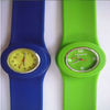 interchangable silicon rubber snap watch bands