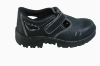 summer steel toe leather safety shoe