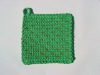 100% Handmade Crochet Cotton Square Cup Mat ( 7007)