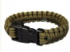 550 Paracord OD Green Bracelet with Claw Clasp