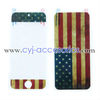 Newest Flag Design Skin Sticker with Screen Protection for iphone 5G