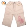 kid clothes emboridery pants for girl