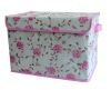 covered non-woven fabric storage box