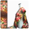 woman noble Silk Oil Painting Scarves with rose printed