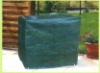 plastic BBQ cover, PP woven bbq cover, green outdoor cover