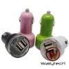 Dual Mini USB Car Charger For iPad 2A