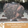 red granite tombstone design