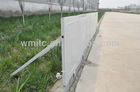 steel snow fence for roadside plants