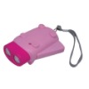 New hand pressing LED flashlight torch pig shape