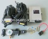 4 Cylinder CNG ECU kit, harness, switch, pressure gauge