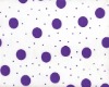 Nylon poly polka dot taffeta