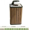 plastic lumber garbage can