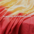 funky glossy gradation silk satin designer fabrics for dressmaking