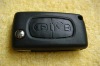 2 button flip remote key shell for Peugeot/Citreon