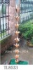 6feet copper lily rain chain ,free gutter adaptor