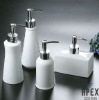 White Color Porcelain Bathroom Lotion Dispenser, Ceramic Porcelain Dispenser (J-07)