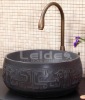 Mongolia black stone sink