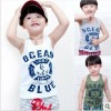 boys printed vest