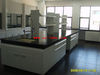 Chemical Laboratory Sink Bench With Reagent Shelf