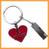 Heart shape Metal Key Charm