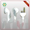 colorful new stylish earbuds with diamond