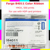 Fargo 84011 Color Ribbon - YMKCK-500 prints