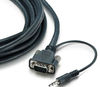 HD15pin VGA + Stereo 3.5mm composite AV cable