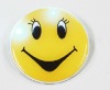 led smile badge