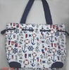 anchor printing canvas sailor bag