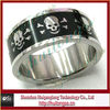 Skulls and Crossbones Stainless Steel Ring