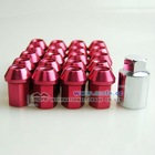 Racing Red Wheel Lock Nut