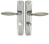 nickel /chrome plated newest door handle on long plate