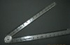 Plastic folding ruler