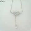 fashion design heart shape pearl necklace