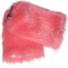 Pink Fur Leg Warmer