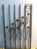 decorative forged steel gate and screen