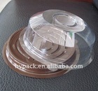 plastic clear cake packaging box