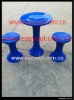 Plastic Folding Coffee Table Matched with Tam Tam Stools/Kartell/Knoll/Vitra/Ghost Stools for Bar & Outdoor & Garden